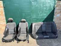 Продам салон,сиденья recaro bmw e46 кожа-ткань(комбинированный).
