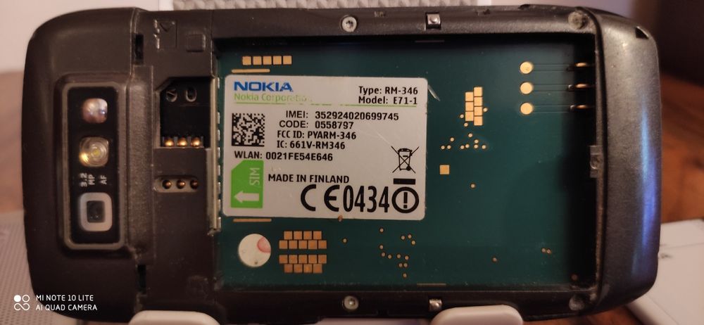 Nokia E series / Legendarny Model E71 / Made in Finland