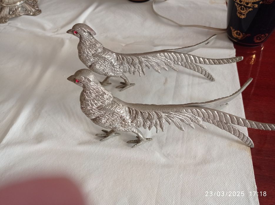 Casal de Pássaros metal