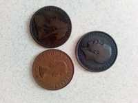 Монети пенні 3 шт