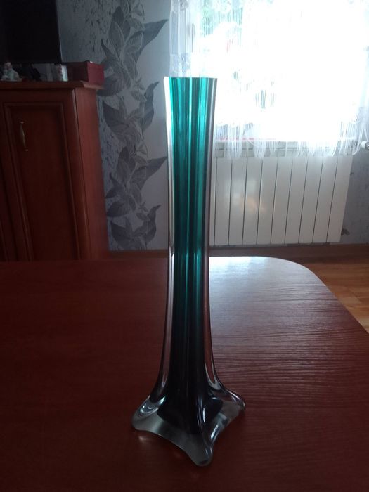 Zielony wazon flet