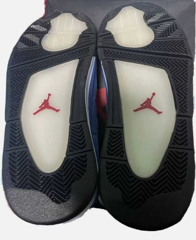 Nowość*NowyJordan4NikeAir4 NiebieskiUnisexTrampki 43