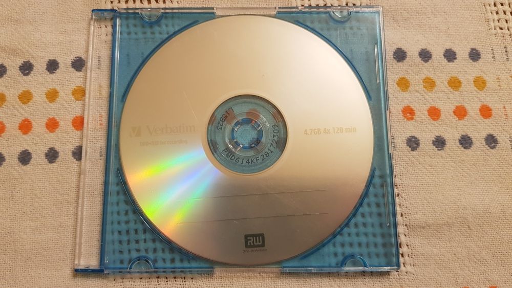 Płyty Verbatim DVD+RW 4x 4,7GB 120 min. slim case i inne