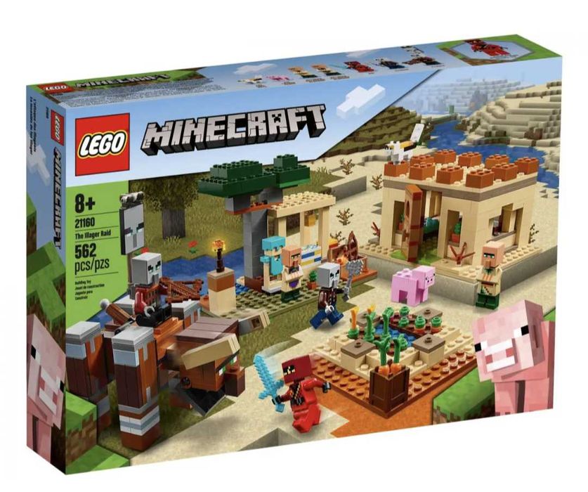 Lego Minecraft the illager raid 211160