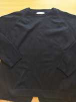 Camisola básica preta Malha Zara 11/12 anos