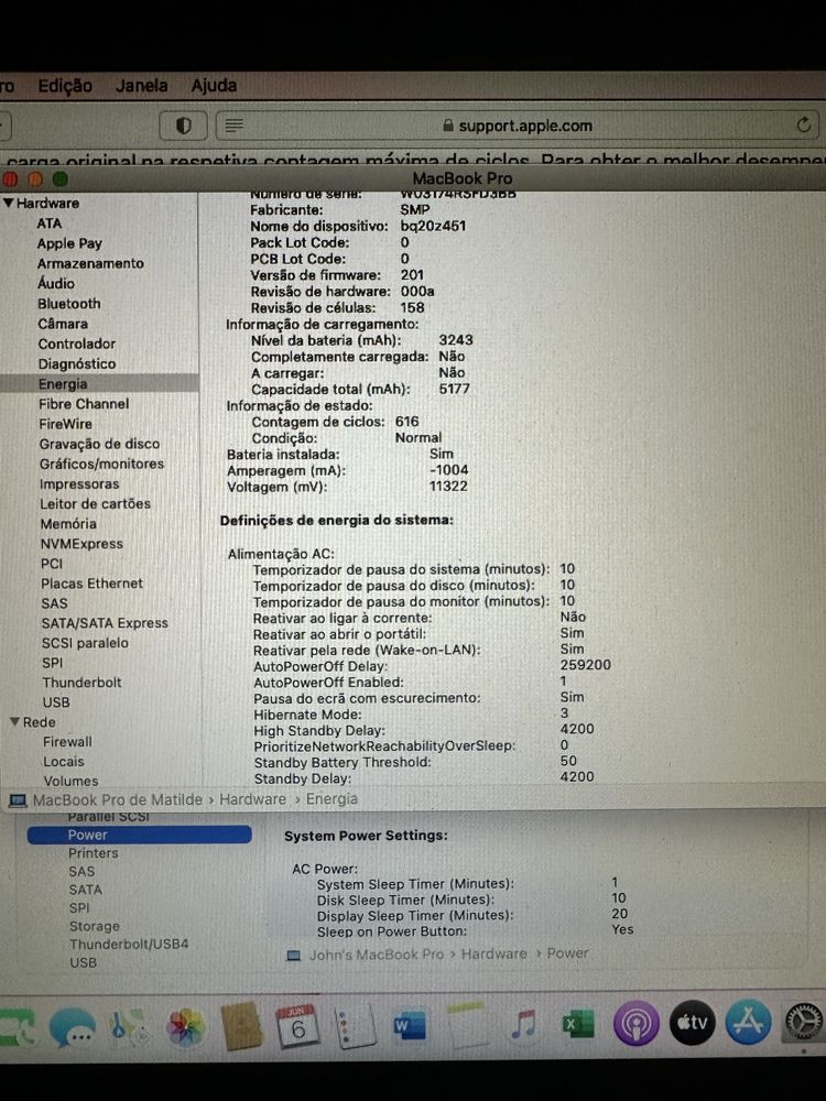 Macbook pro de 2012