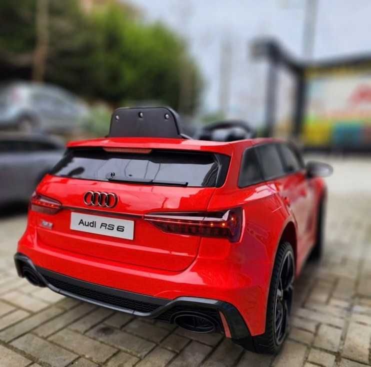 Auto na akumulator AUDI RS6 czerwone dla dzieci BRD-2118 NOWE!!!