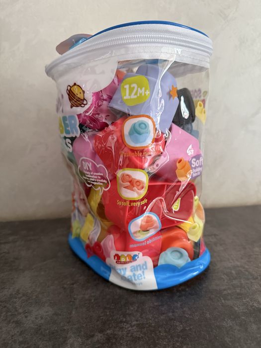 Мʼякий конструктор для малюків