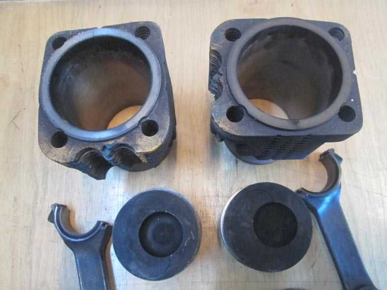 camisas + pistons + bielas de motor DEUTZ F2L511