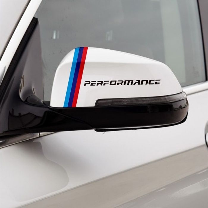 Наклейки на зеркала BMW E39 E46 E60 E70 E90 F10 F15 F20 F25 F30 БМВ