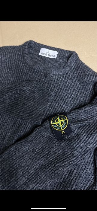 Вязаный свитер Stone Island оригинал размер M винтаж