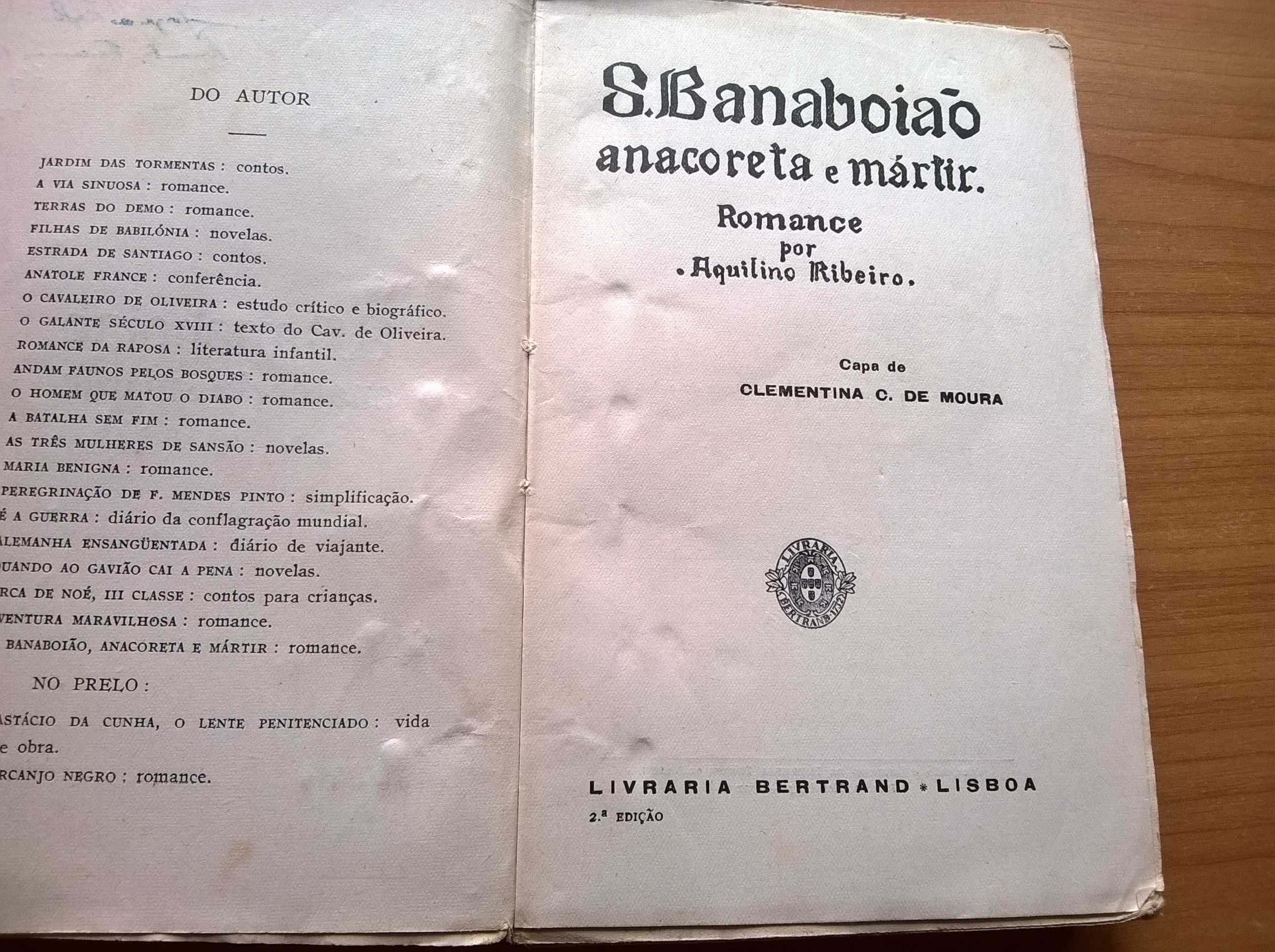 S. Banaboião, Anacoreta e Mártir (2-ª ed.)- Aquilino Ribeiro