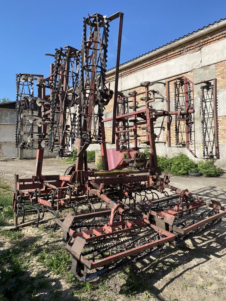 Польський передпосівний культиватор 6 м 3 м компактор kompaktor k600