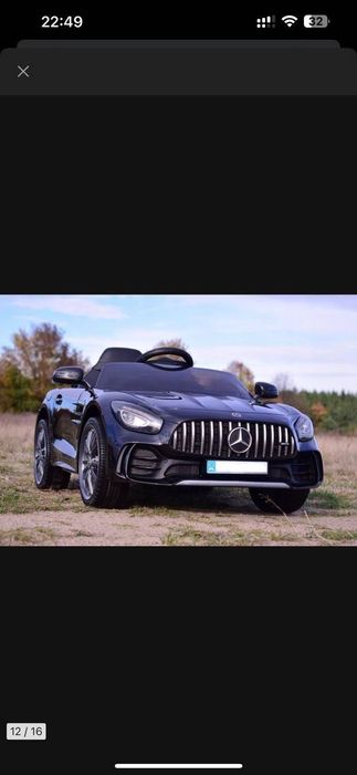 samochód dziecięcy CZARNY