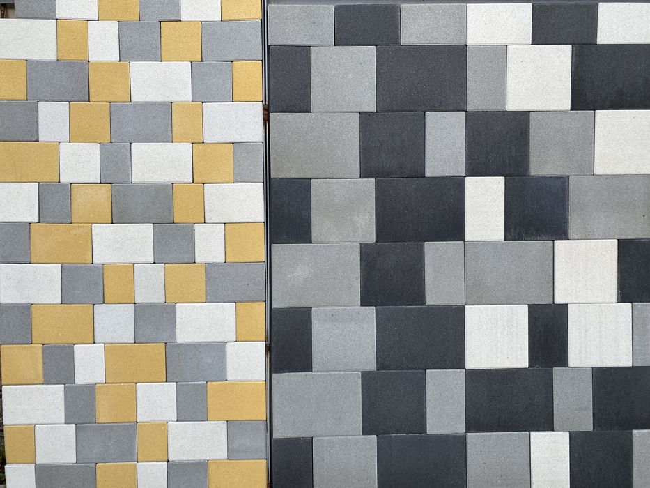 Тротуарна Плитка Бордюр Виробник старе місто брук колормікс colormix