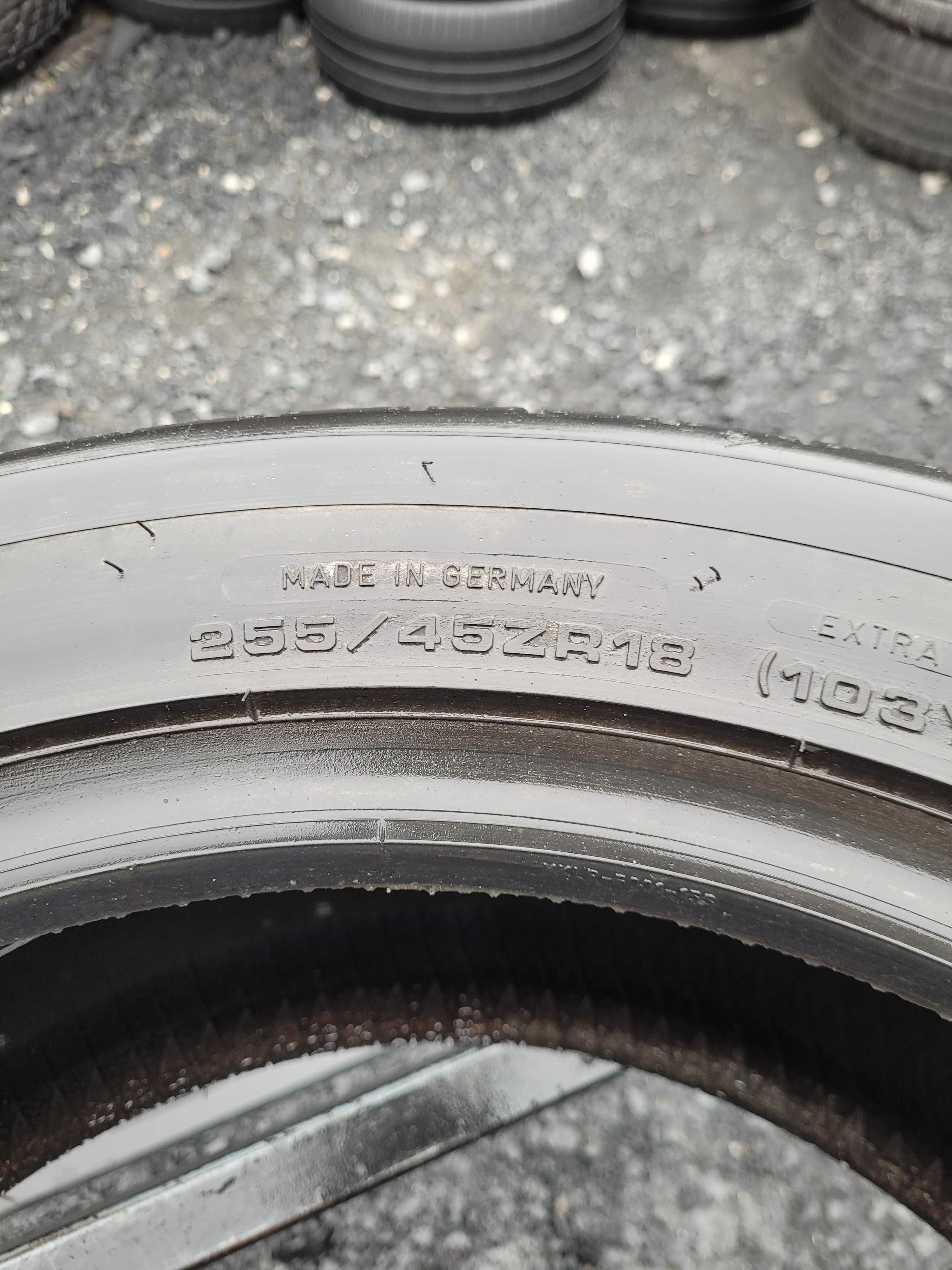 WYSYŁKA Opona Pojedyncza 255 45 R18 Dunlop Sport MAXX RT2 2021r.