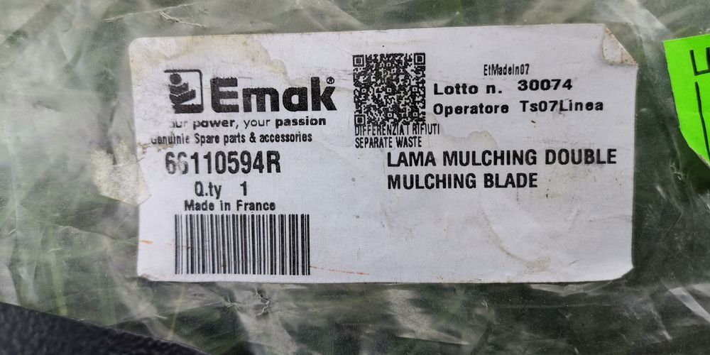 Ніж бензокосарки  46см × 19мм нож бензокосилки