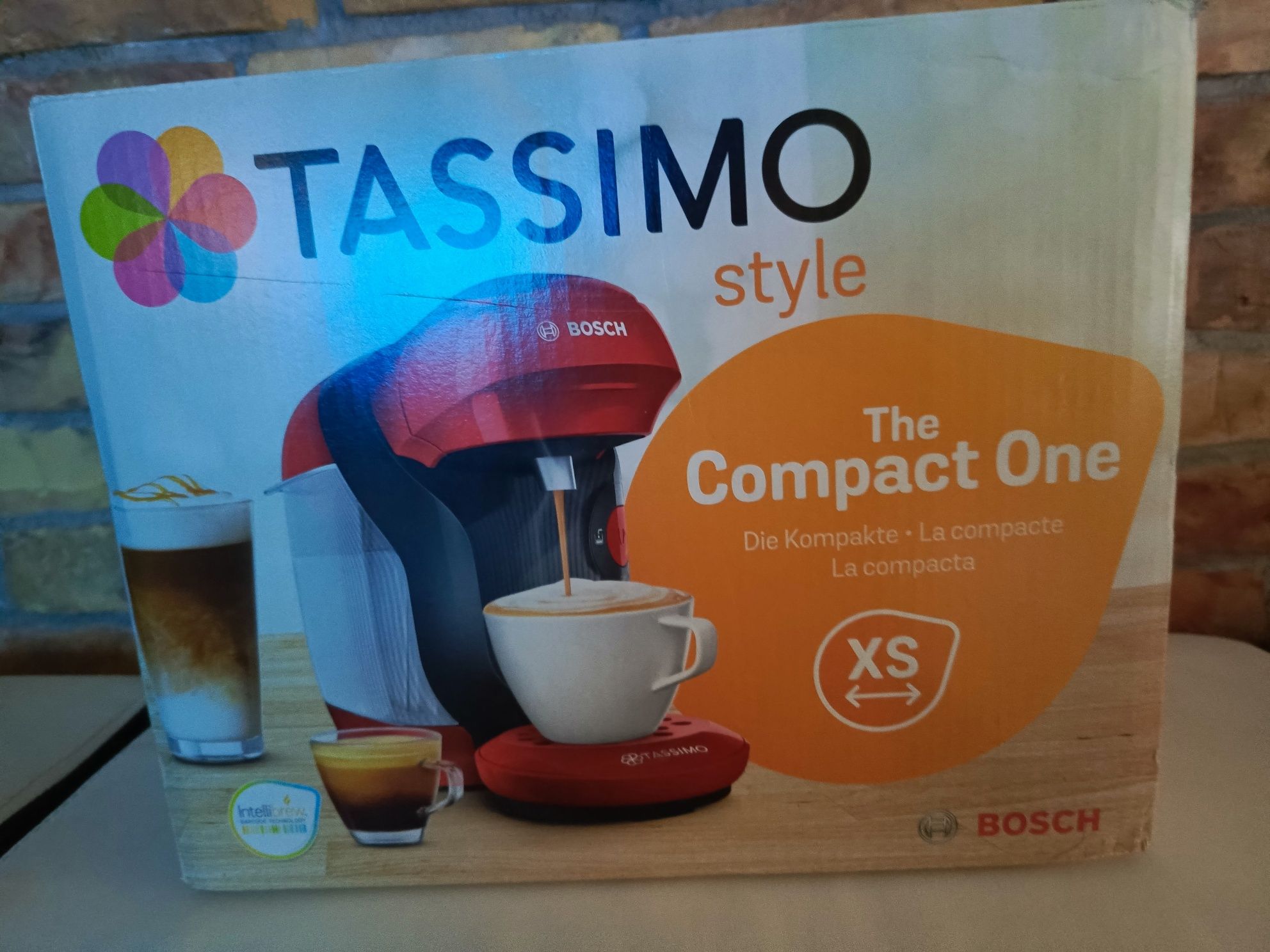 Express czerwony do kawy Bosch Tassimo XS