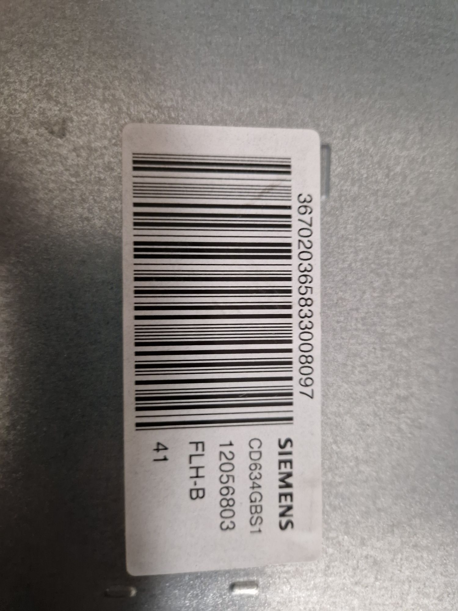 Piekarnik parowy Siemens CD634 GBS1 Parowar