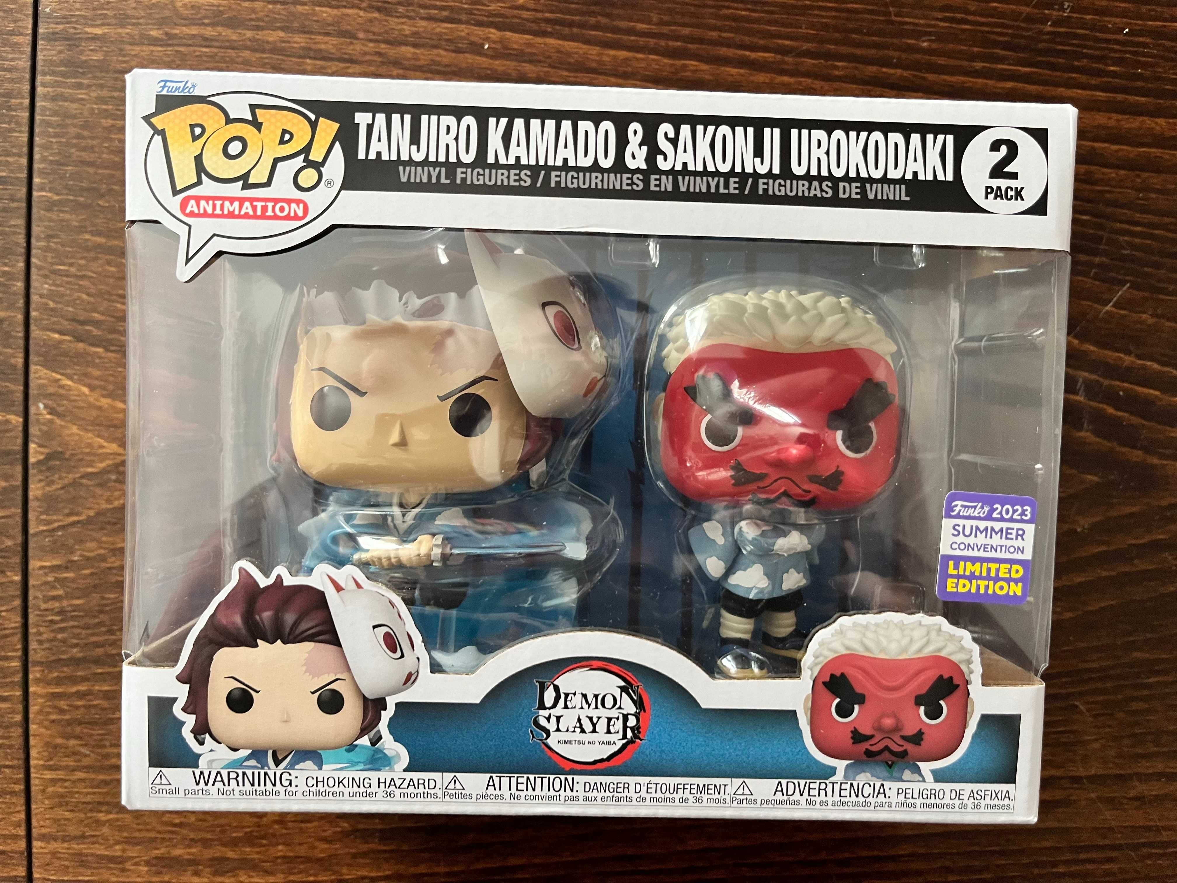 Funko Pop Tanjiro Kamado & Sakonji Urokodaki 2pack 10/10