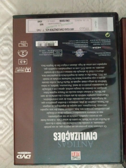 Documentário Antigas Civilizações Circulo Leitores Incas