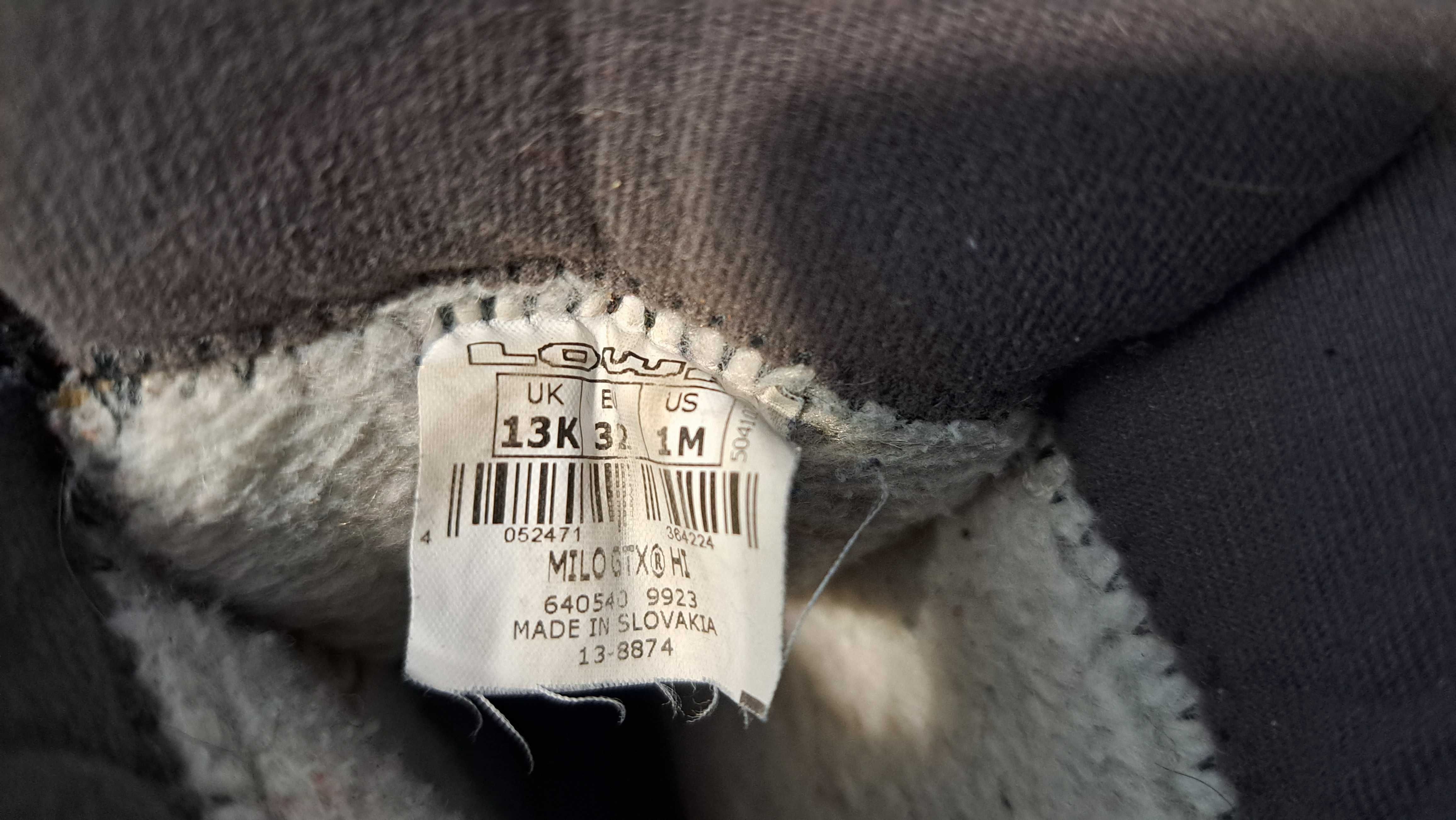 LOWA - Dziecięce Buty Zimowe Śniegowe Gore-Tex 32