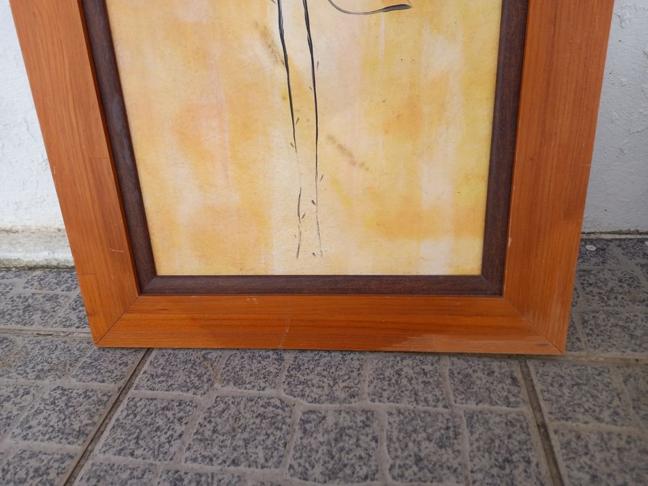 Quadro abstracto- flor