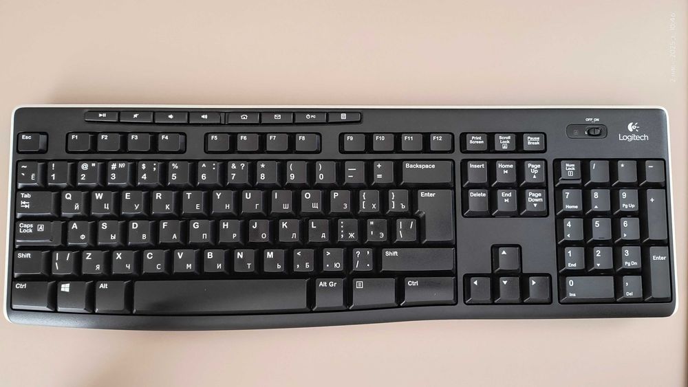 Клавіатура бездротова Logitech K270