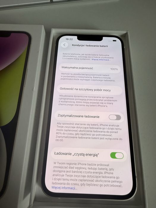 iPhone 14 128gb Starlight Jak Nowy Bateria 100%