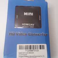 Перехідник HDMI / AV тюльпан