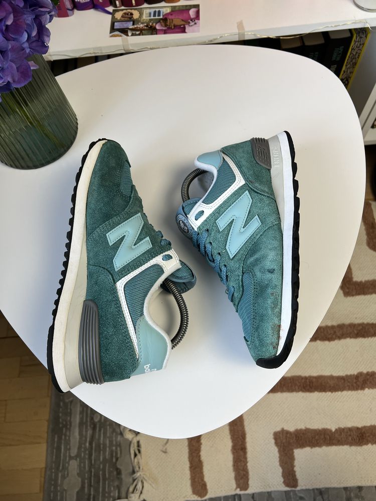 New balance 574 кросівки жіночі нью баланс 574 замшеві 40,5