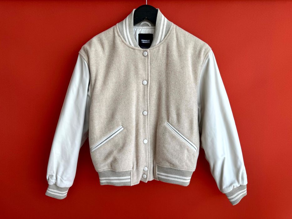 Mango x Pernille жіночий вовняний шерстяний бомбер куртка розмір XS S