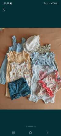 Одяг для дівчинки 6-9 місяців