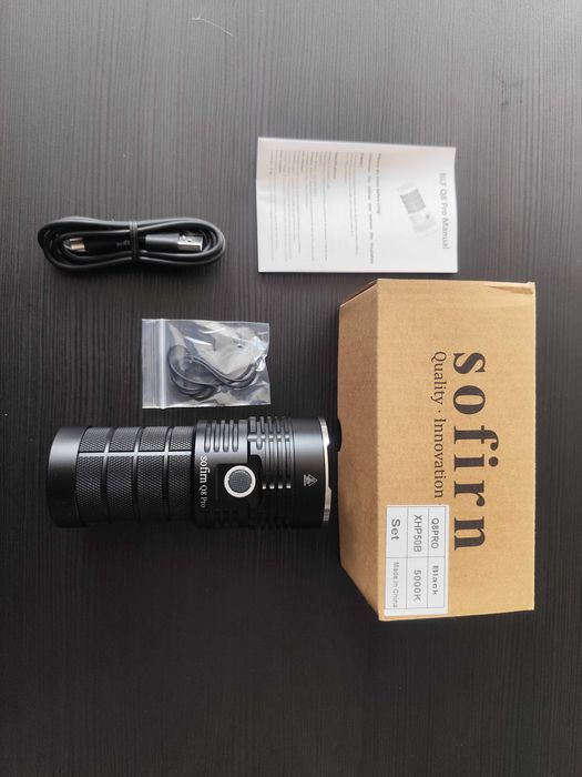 Latarka Sofirn Q8 PRO - 5000K 11000lm -  jak nowa