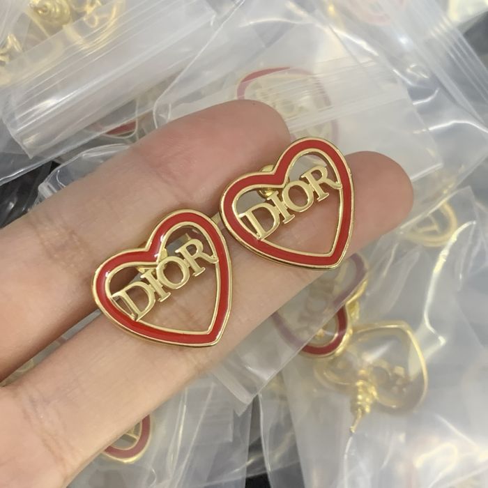Nowe kolczyki Christian Dior CD stal nierdzewna
