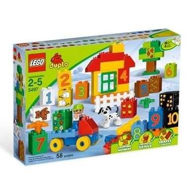 Конструктор детский LEGO DUPLO, играй с цифрами, 58 деталей, 5497