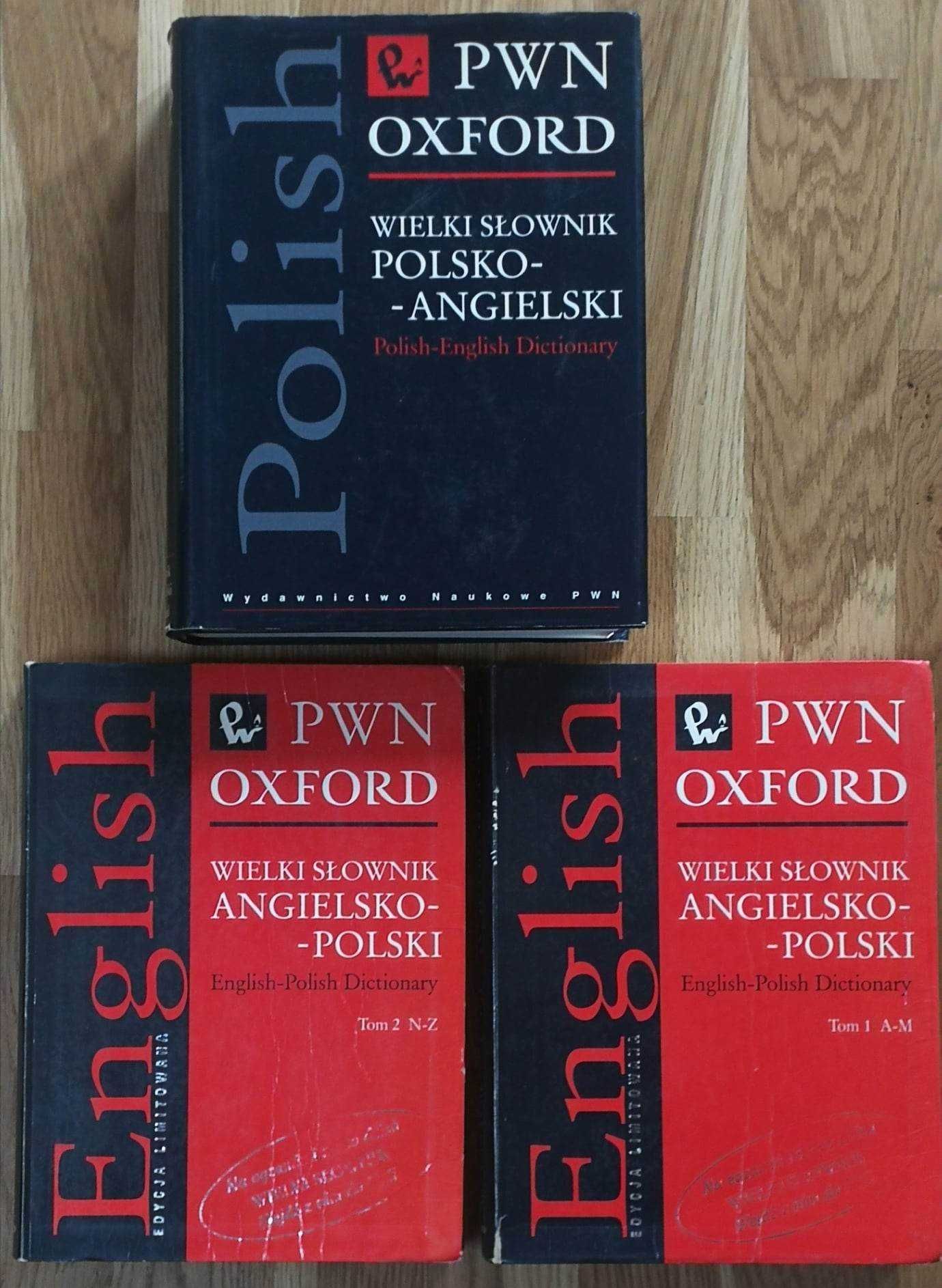 Wielki słownik PWN-Oxford, pol.-ang./ang.-pol., komplet