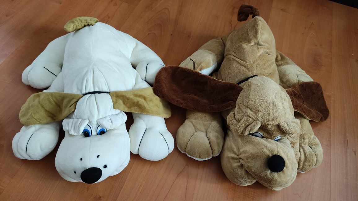 Peluches cão, conjunto de dois