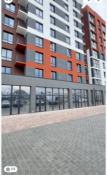 Оренда фасадного комерційного приміщення  ЖК Перший Квартал»