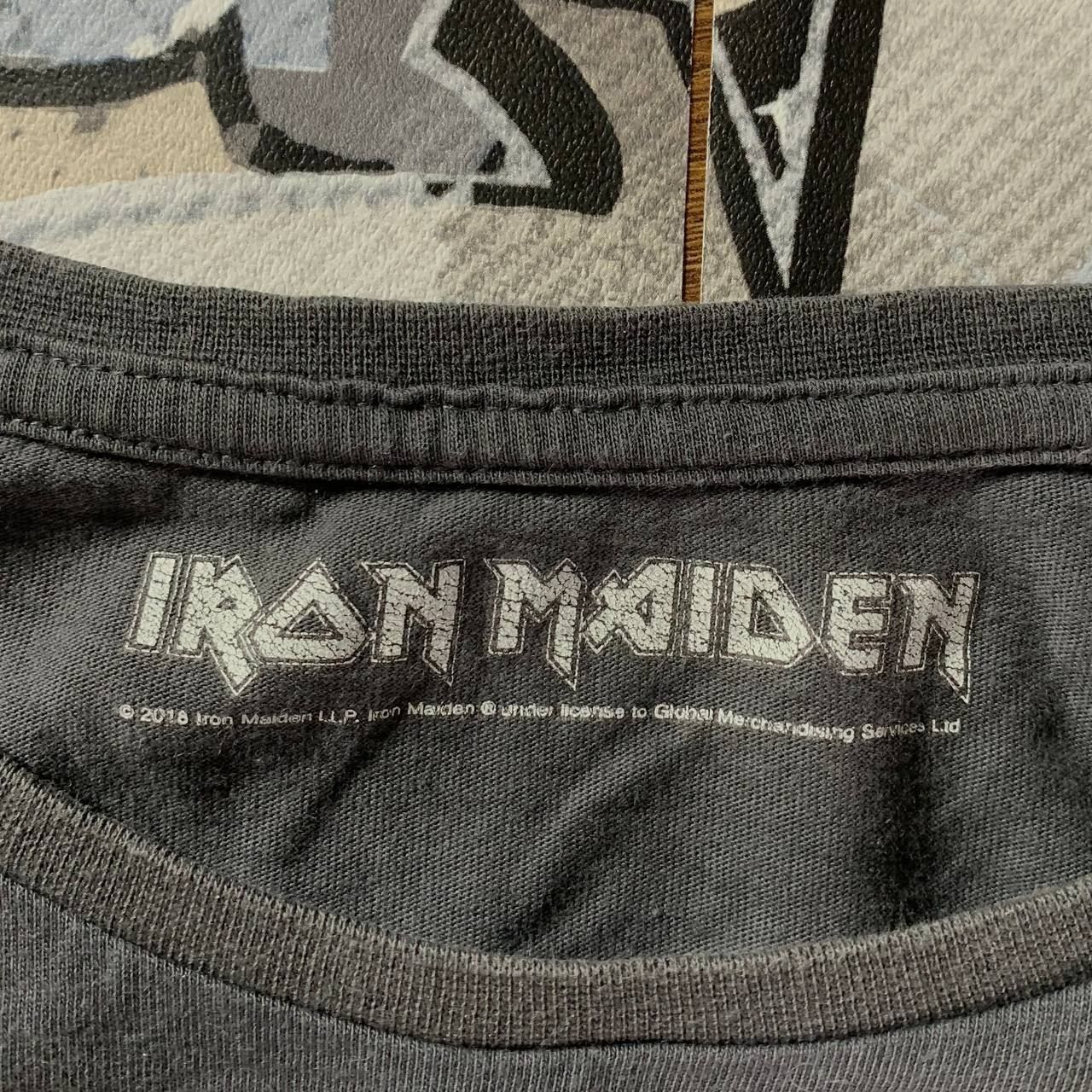 vintage sk8 style tee iron maiden