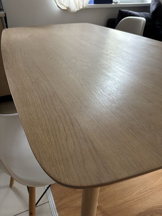 Stol jadalniany do kuchni dunski skandynawski design drewniany dab