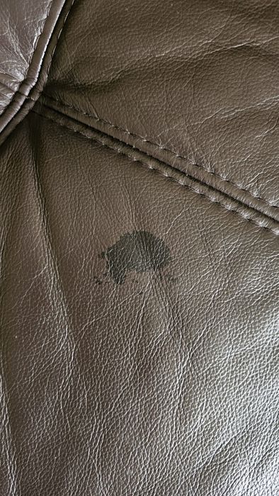 Narożnik skóra ciemny brąz,