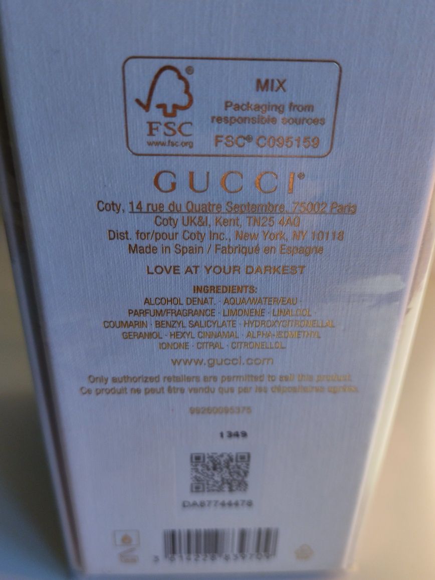 Perfumy Guccii Love at your darkest edp 100ml uni + lusterko