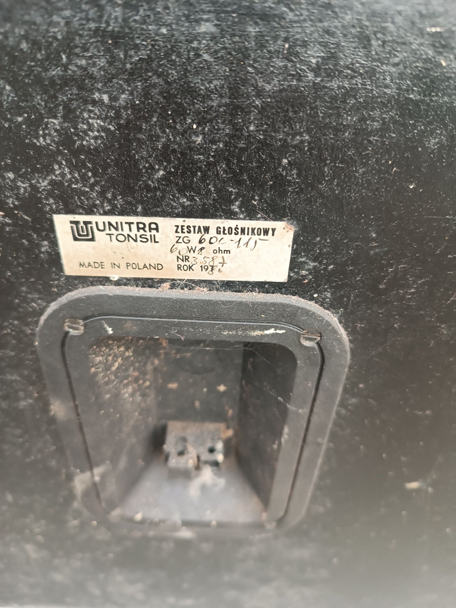 UNITRA tonsil kolumny głośniki monitory zg 60 c 115 60c-115