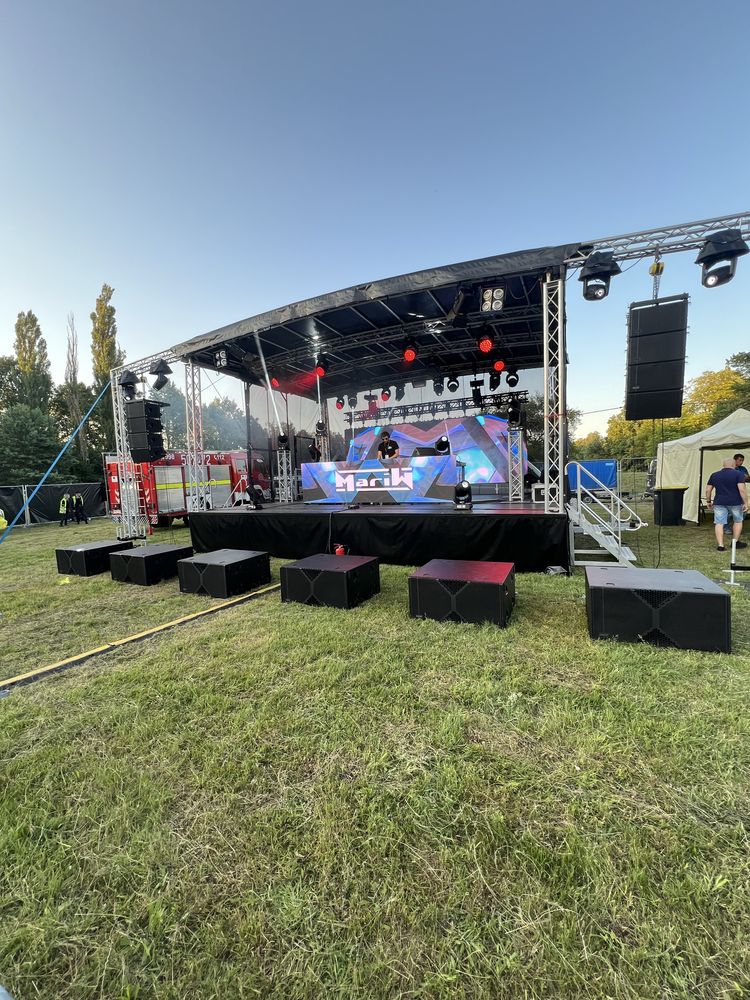 Nagłośnienie oswietlenie scena dj obsluga imprez