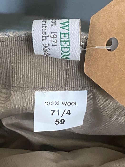 Nowy z metką Tweedowy kaszkiet British Emporium wełna 100%