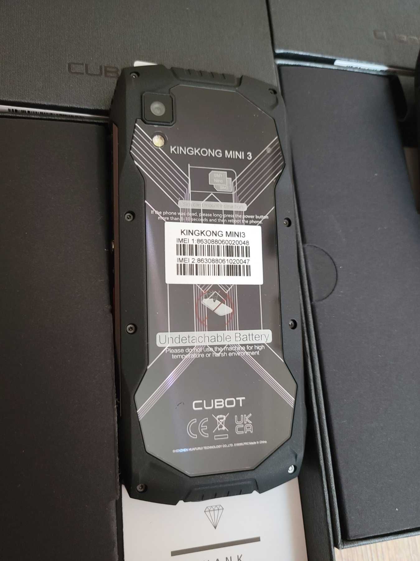 Смартфон Cubot KingKong Mini 3  4G 6\128GB Helio G85 NFC 4.5" НОВИНКА