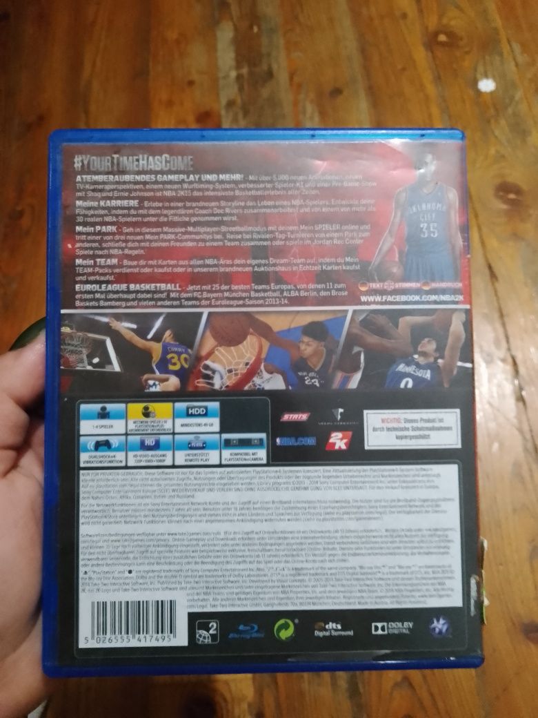 Gra na ps4 NBA 2k15