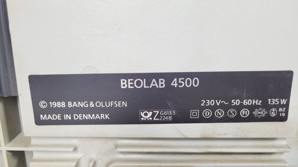 Kolumny Aktywne Bang Olufsen Beolab 4500 Denmark 1988r