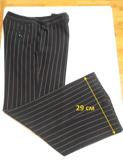 Брюки,штани класичні в тонку полоску,Dororhy Perkins, р.14супер якість